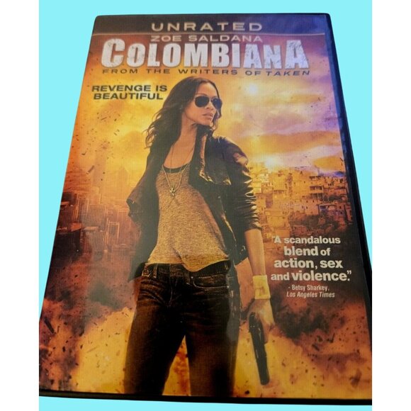 Colombiana DVD Unrated Starring Zoe Saldana - Picture 1 of 2